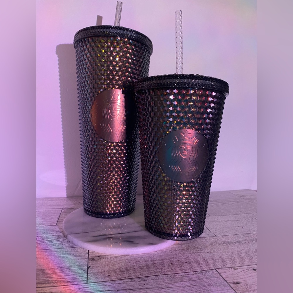Starbucks Venti and Grande Black Unicorn Tumblers